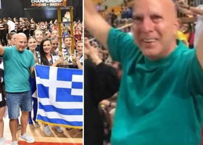 Η συγκίνηση του Νίκου Γκάλη όταν βλέπει την κόρη του πρωταθλήτρια Ευρώπης