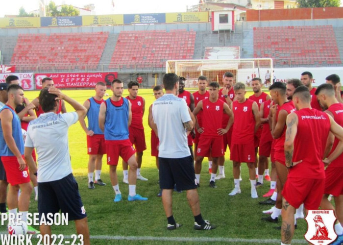 Πρώτη προπόνηση παρουσία φιλάθλων για τον Πανσερραϊκό!