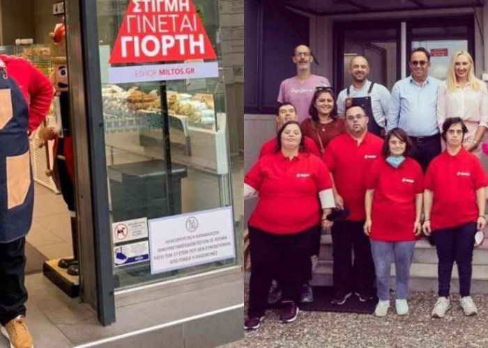 Νέοι με σύνδρομο Down έγιναν barista, φτιάχνουν τον καλύτερο καφέ και την ημέρα όλων στη Θεσσαλονίκη