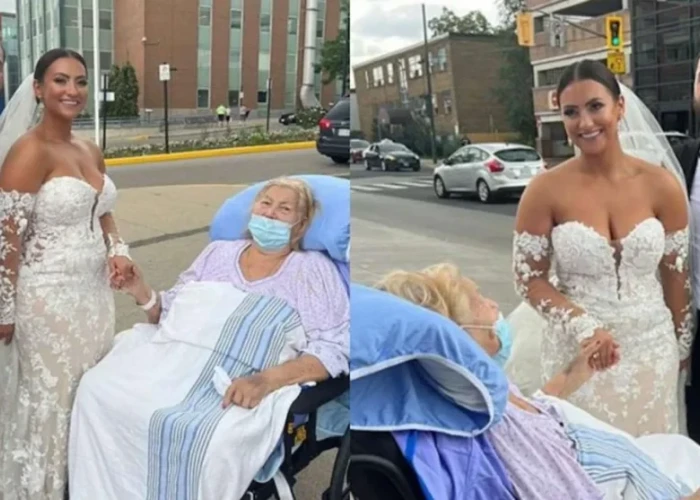 Συγκινητική ιστορία: Αμέσως μετά τον γάμο, πήγε στο νοσοκομείο για να την καμαρώσει νύφη η άρρωστη γιαγιά της!