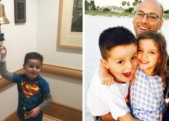 Πολύ συγκινητική στιγμή για  ένα αγόρι πού κέρδισε τον καρκίνο!