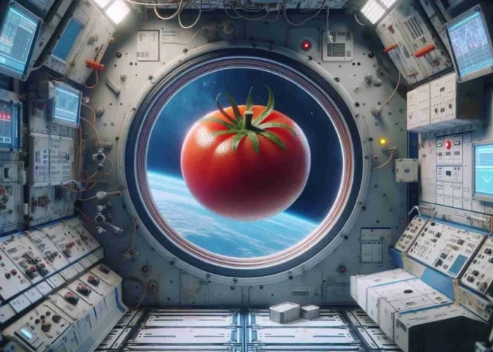 Η NASA παρουσίασε τη ντομάτα που χάθηκε στο διάστημα πριν 9 μήνες (vid)