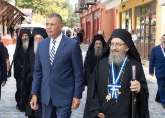 Αλκιβιάδης Στεφανής στο Άγιο Όρος: Προσέρχομαι ως διακονητής των δίκαιων αιτημάτων σας