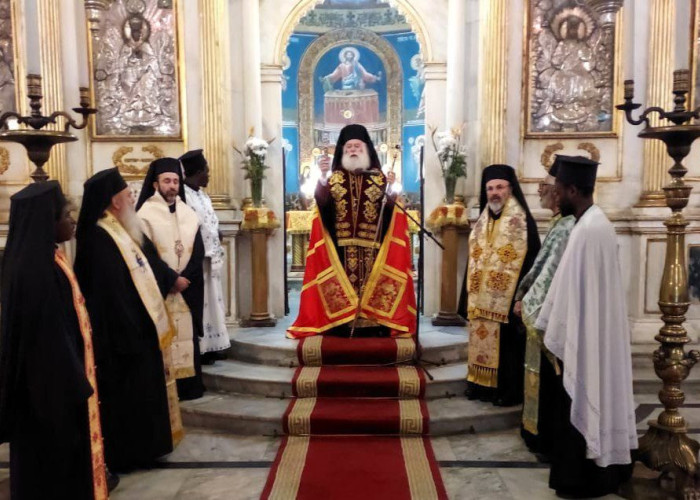 Θεία Λειτουργία και Δοξολογία στον Ιερό Καθεδρικό Ναό Ευαγγελισμού της Θεοτόκου στην Αλεξάνδρεια