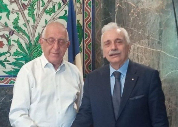 Συνάντηση Πρόεδρου του Ελληνικού Ερυθρού Σταυρού με τον Πρόεδρο της Βουλής