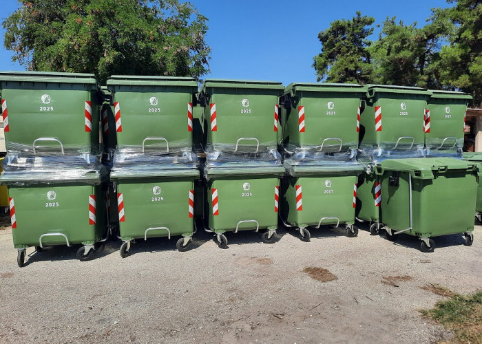 Ανανεώνεται ο εξοπλισμός καθαριότητας στο Δήμο Σερρών με 200 νέους κάδους