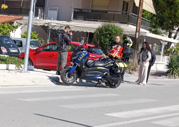 Σέρρες: Ατύχημα μοτοσυκλετιστή στους Σαράντα Μάρτυρες