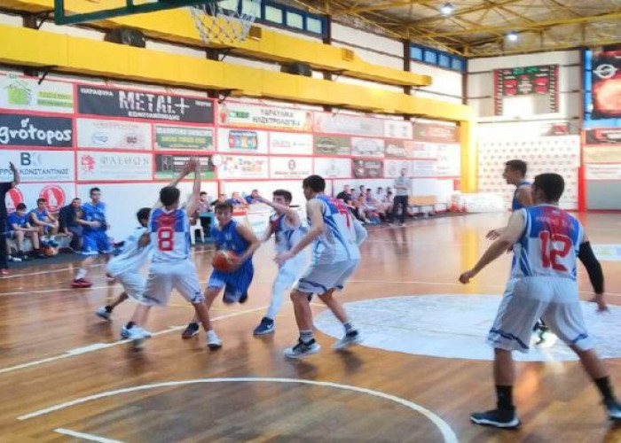 Πρωτάθλημα Παίδων Ε.ΚΑ.Σ.Α.ΜΑ.Θ: ΑΕΣ – Ρούπελ Σιδ/στρου: 55-61