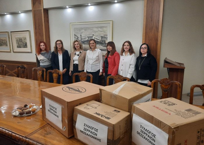 Εξοπλισμό για την Κοινωνική κουζίνα δώρισε ο Σύλλογος Σερραίων Θεσσαλονίκης