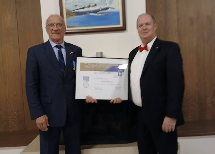 Διεθνής Αναγνώριση για την Αερολέσχη Σερρών: Με το Μετάλλιο Αεροπορικού Αθλητισμού της FAI τιμήθηκε ο Γεώργιος Βασιλείου