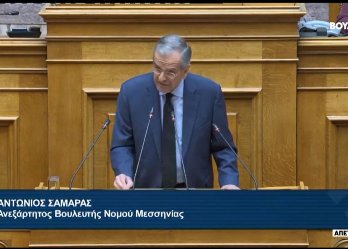 Αντώνης Σαμαράς Η ΝΔ μεταλλάχθηκε σε ασπόνδυλο κόμμα, έχει φθαρεί σε όλα τα επίπεδα - Τι είπε για ΟΠΕΚΕΠΕ, Τέμπη