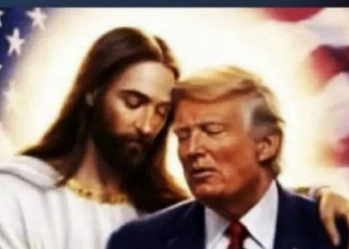 Ο Τραμπ αναρτά εικόνα AI του ιδίου με τον Ιησού