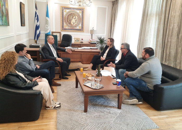 Σέρρες - Τη Βαρβάρα Μητλιάγκα επισκέφθηκε ο υποψήφιος Περιφερειάρχης Κεντρικής Μακεδονίας Θεόδωρος Καράογλου