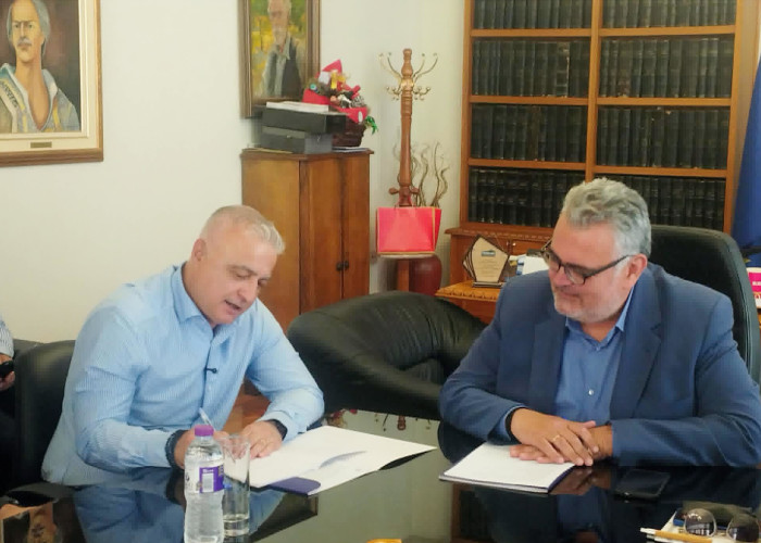 Επίσκεψη του Υφυπουργού Ανάπτυξης Λάζαρου Τσαβδαρίδη στο Επιμελητήριο Σερρών