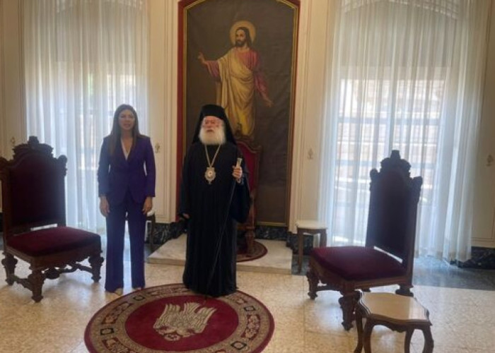 Συνάντηση Ζαχαράκη με τον Πάπα και Πατριάρχη Αλεξανδρείας και πάσης Αφρικής κ.κ.Θεόδωρο Β΄