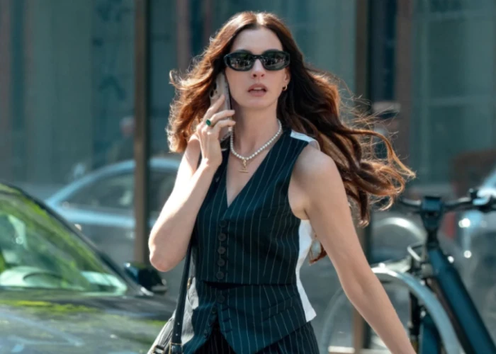 Η Αν Χάθαγουεϊ για το αγαπημένο της outfit που... κόπηκε από το «Ο Διάβολος φοράει Prada 2»: Το είχα λατρέψει τόσο πολύ...