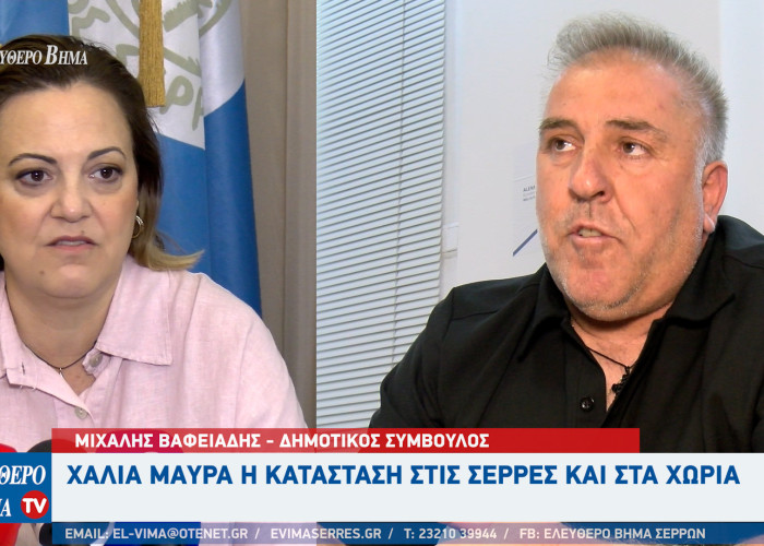 Μιχάλης Βαφειάδης- Σέρρες: Ο ψεύτης και ο κλέφτης τον πρώτο χρόνο χαίρονται
