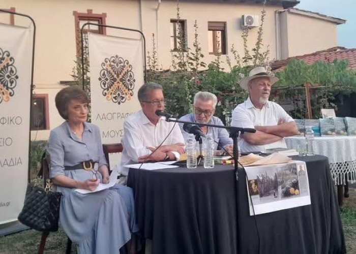 Παρουσίαση βιβλίου «Τα πεντόλιρα του Ούρσα» του Αργύρη Τσαμπάζη στο Χαγιάτι Λαδιά στη Πρώτη Σερρών