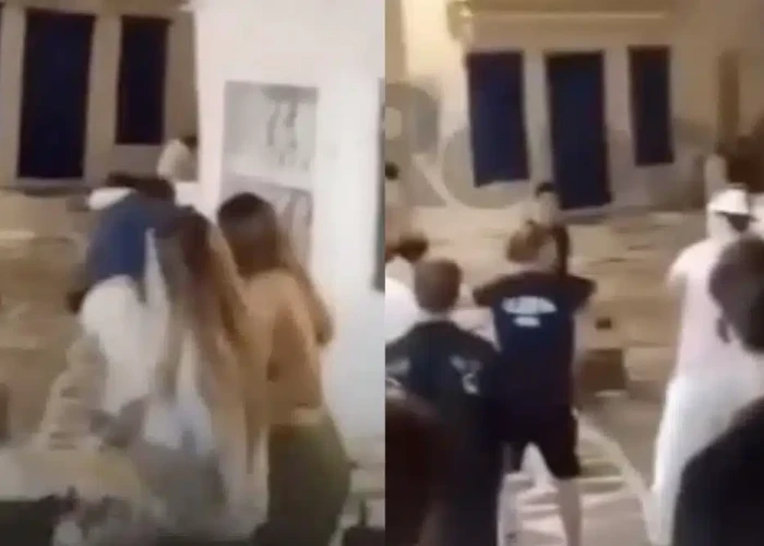 Άγριος ξύλο μεταξύ τουριστών στην χώρα της Μυκόνου χτες τα ξημερώματα