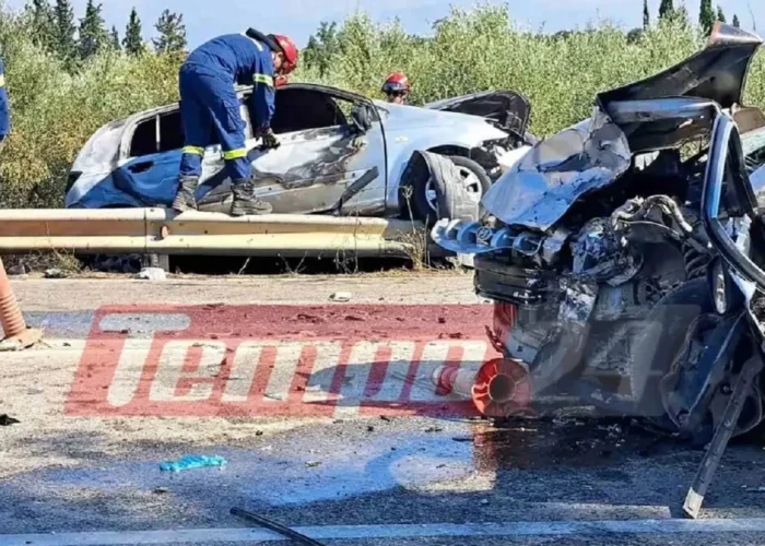 Τροχαίο δυστύχημα στην Κάτω Αχαΐα: Απανθρακώθηκε 25χρονη μετά από μετωπική σύγκρουση δυο αυτοκίνητων στην παλαιά Εθνική Οδό