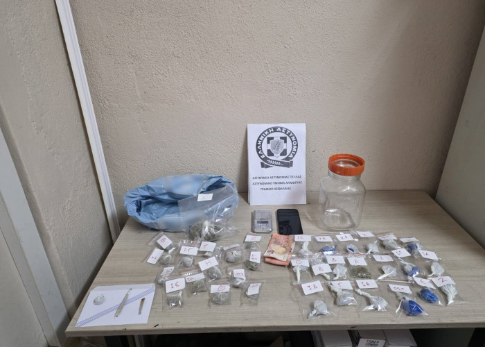 Από αστυνομικούς του ΑT Αλμωπίας συνελήφθη ένα άτομο για ναρκωτικά