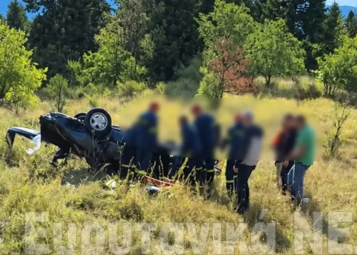 Ευρυτανία: Νεκρός 65χρονος κυνηγός σε τροχαίο – Το αυτοκίνητο τούμπαρε σε χαντάκι 80 μέτρα από τον δρόμο