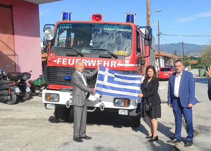 Ονοματοδοσία του πυροσβεστικού οχήματος του Συλλόγου Εθελοντών Δασοπροστασίας Σιντικής «Ανθυποπυραγός Σάββας Σάββαρης» στο Σιδηρόκαστρο