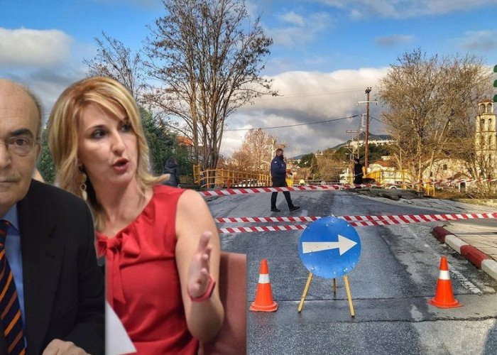 Σύμφωνα με τον κ. Γεωργούλα και την κ. Χαραλαμπίδου: Η αποκατάσταση της γέφυρας του Τσέλιου δεν έχει καν ξεκινήσει
