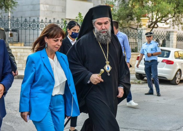 Ο Σερρών Θεολόγος προς την Πρόεδρο της Δημοκρατίας: Η Εκκλησία διακονεί με πιστότητα το όραμα της ενότητος και ομοψυχίας του λαού μας