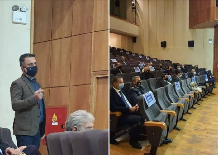 Στην σύσκεψη με τον Πέτσα: Ο Βασίλης Καλαϊτζίδης εκπροσώπησε το Επιμελητήριο