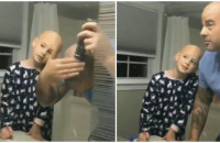 Πατέρας ξυρίζει το κεφάλι του για να συμπαρασταθεί στην κόρη του που δίνει μάχη με τον καρκίνο!