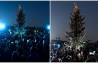 ΑΝΑΨΕ ΤΟ ΧΡΙΣΤΟΥΓΕΝΝΙΑΤΙΚΟ ΔΕΝΤΡΟ ΣΤΟ ΠΥΡΟΠΛΗΚΤΟ ΜΑΤΙ ΚΑΙ ΣΥΓΚΙΝΗΘΗΚΕ ΟΛΗ Η ΕΛΛΑΔΑ!