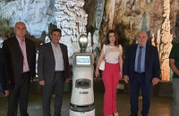 Επίσκεψη Καββαθά στο Σπήλαιο Αλιστράτης