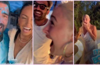 «Aγόριιιιιιιιιιιι, με αγαπάει ο Θεός»: Ενθουσιασμός από την Ιωάννα Τούνη και τον Δημήτρη Αλεξάνδρου ο οποίος από τη χαρά του πήδηξε στην πισίνα