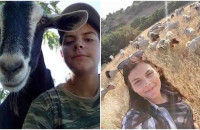 Μαρία Ρέτσα: Η 20χρονη κτηνοτρόφος που βόσκει 100 γιδοπρόβατα στην Εύβοια δίνει ελπίδα για την νέα γενιά