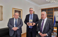 Επίσκεψη Προέδρου ΓΣΕΒΕΕ στις Σέρρες