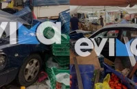 Εύβοια: 92χρονος οδηγός «μπούκαρε» σε λαϊκή και παρέσυρε 6 άτομα