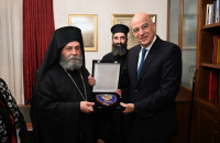 Επίσκεψη Ν. Δένδια στη Μητρόπολη Ιωαννίνων