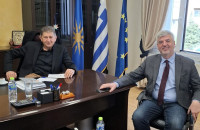 Επίσκεψη Δημήτρη Φατούρου με την ευκαιρία του εορτασμού των 80 χρόνων του ΟΗΕ στην Ηράκλεια Σερρών