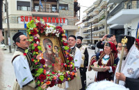 Με Λαμπρότητα η Υποδοχή της Ιεράς Εικόνας Παναγίας Οδηγήτριας Γράμμουστας στο Σιδηρόκαστρο Σερρών