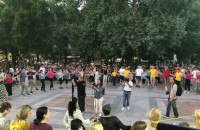 Τέχνη και παράδοση στην Πλατεία Ελευθερίας από τον Σύλλογο “ο Πύρρος” στις Σέρρες.