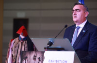 Εγκαίνια Έκθεσης Φρέντη Μπελέρη στο Ευρωπαϊκό Κοινοβούλιο