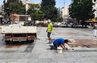 Πλατεία Ελευθερίας: Αλλάζουν τα πλακίδια