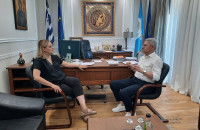 Συνάντηση της Δημάρχου Σερρών με τον Γενικό Γραμματέα Υποδοχής Αιτούντων Άσυλο