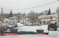 Στα... λευκά Άνω Βροντού και Ορεινή -Σε ετοιμότητα ο Δήμος Σερρών