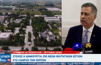 Σταμάτης Αγγελόπουλος: Στόχος η δημιουργία 250 νέων φοιτητικών εστιών στο campus των Σερρών
