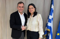 Για ζητήματα εργασίας και κοινωνικής ασφάλισης στην ΠΕ Σερρών -Συνάντηση Χατζηβασιλείου - Κεραμέως