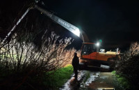 Σέρρες - Κινδύνεψαν να σπάσουν τα αναχώματα του ποταμού Στρυμώνα