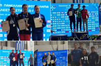 ΓΣ Σέρρες 93: Σάρωσαν τα μετάλλια οι αθλητές στο Πανελλήνιο Πρωτάθλημα κλειστού στίβου