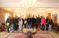 Επίσκεψη μαθητών Γυμνασίων στον Μητροπολίτη Σερρών